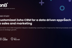Customized Zoho CRM for a data driven approach to sales and marketing